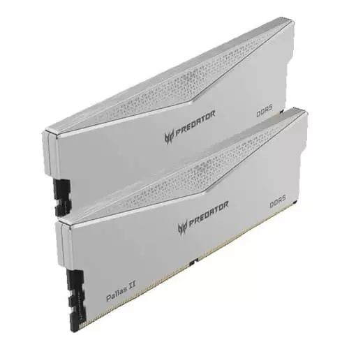 Acer Predator Pallas II Silver 64GB DDR5 RAM – 6000MHz | CL30 | 32GBx2