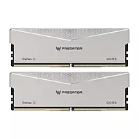 Acer Predator Pallas II Silver 64GB DDR5 RAM – 6000MHz | CL30 | 32GBx2
