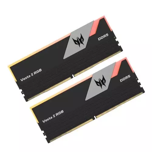 Acer Predator Vesta II RGB 32GB DDR5 6000MHz CL36 Desktop RAM Kit