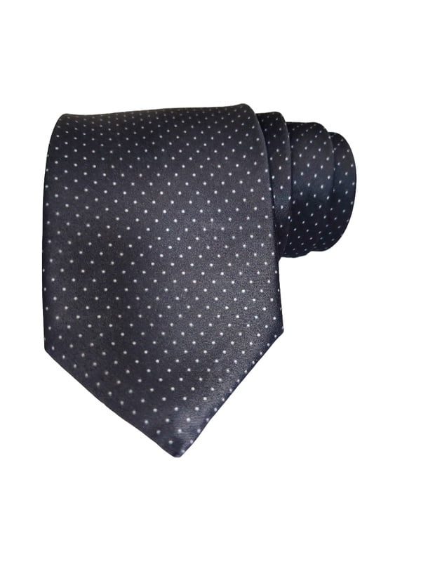 Black Dotted Necktie