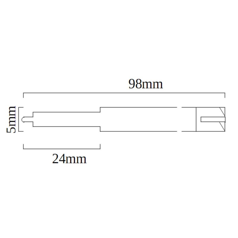 Ohto Needlepoint Ballpoint Pen Refill 0.7 PS-107NP