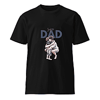 Super Dad Unisex Round Neck Cotton T-shirt 220 GSM