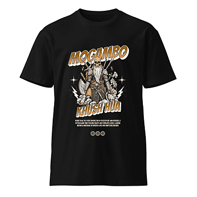Mogambo_Unisex Cotton Round Neck T-shirt 180 GSM
