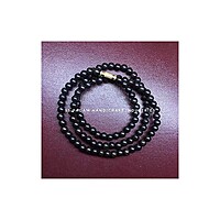 6MM Black Ebony Wood Karungali Mala for Neck & Wrist