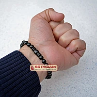 6MM Black Ebony Wood Karungali Bracelet 100% Original