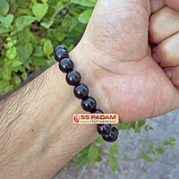 10MM Black Ebony Wood Karungali Bracelet 100% Original