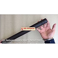 Black Ebony Wood Karungali Kattai Round Stick