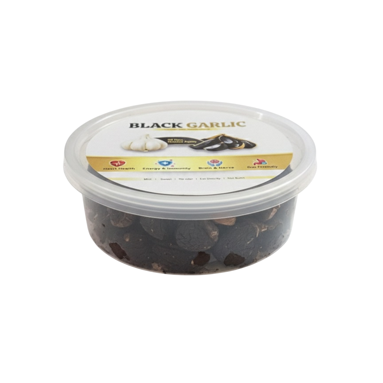 Nutrifense Black Garlic – 90-Day Naturally Fermented, Peeled & Ready