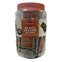 SIRIMIRI Black sesame barfi pieces in jar pack of 30