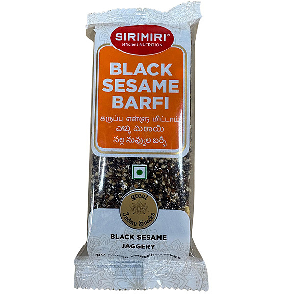 Black Sesame Barfi Rs 40 Per Piece - Box of 12 Pieces