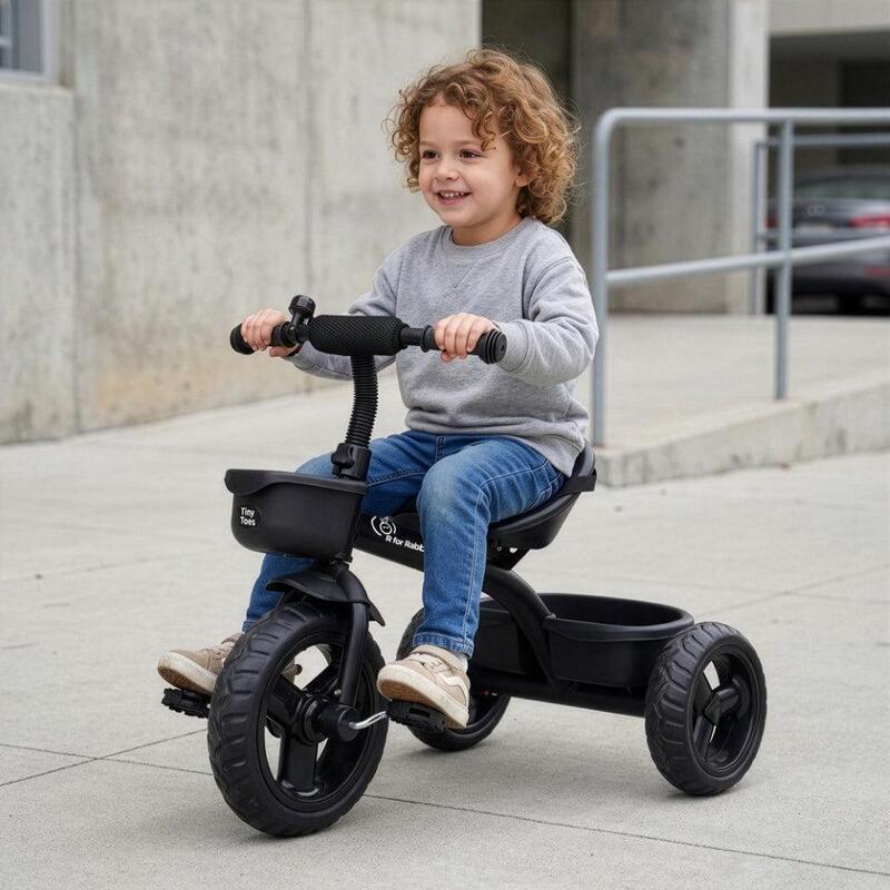 R For Rabbit Tiny Toes T10 Ace Tricycle Black