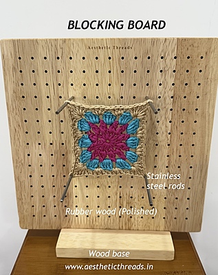 Crochet blocking board
