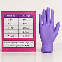 Blossom LILA Nitrile Gloves