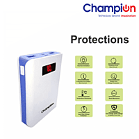 Champion Z-10 10400 mAh Digital Power Bank (Black & White) Champion Z-10 10400 mAh Digital Power Bank (Black & White)