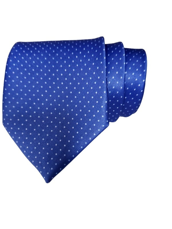 Blue Dotted Necktie