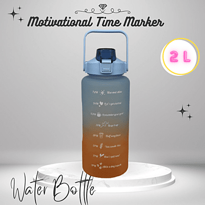 Motivational Time Marker water bottle Motivational Time Marker water bottle