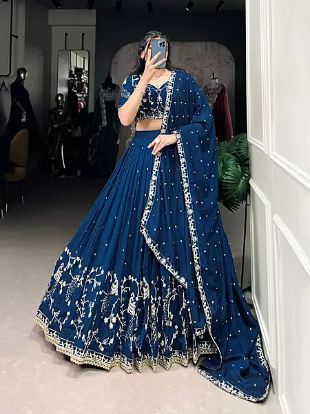 Blue Lehenga