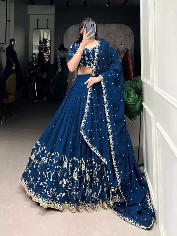 Blue Lehenga