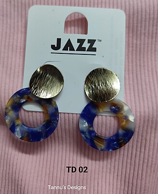 Blue Resin Fashion/Stylish Earring For Women | Trendy and Elegant Earring Blue Resin Fashion/Stylish Earring For Women | Trendy and Elegant Earring