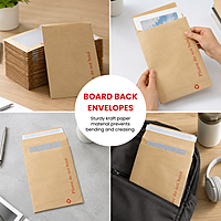 Box of 125 B5 Board Back Envelopes (241 x 178mm)