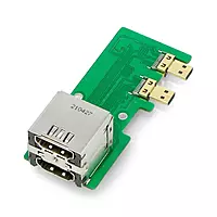 UCTRONICS Micro HDMI to HDMI Adapter Board for Raspberry Pi 4 Model B