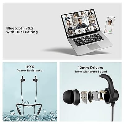 Boat Rockerz 255 Neo Wireless / Bluetooth In the Ear (With mic)