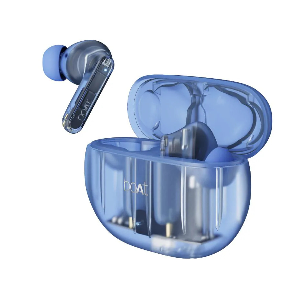 boAt Airdopes 191 ANC (Pellucid Blue)