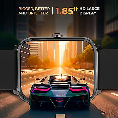 BeatXP Marv Neo 1 85 HD Display Bluetooth Calling Smart Watch