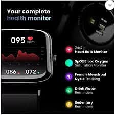 Boult Cosmic 1.69 inch Display, Complete Health Monitoring, Multiple Watch Faces, IP67 Smartwatch
