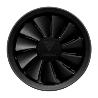 Gamdias Boreas E1L-010 Low-Profile CPU Air Cooler – 90mm RGB Fan | 2000 RPM | Black