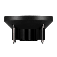 Gamdias Boreas E1L-010 Low-Profile CPU Air Cooler – 90mm RGB Fan | 2000 RPM | Black