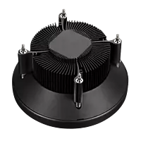 Gamdias Boreas E1L-010 Low-Profile CPU Air Cooler – 90mm RGB Fan | 2000 RPM | Black