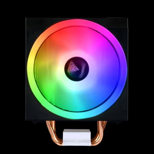 Gamdias Boreas M1-610 CPU Air Cooler (Black) – 120mm PWM Fan | 6 Heat Pipes | 74 CFM