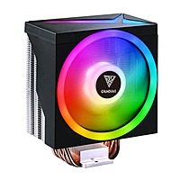 Gamdias Boreas M1-610 CPU Air Cooler (Black) – 120mm PWM Fan | 6 Heat Pipes | 74 CFM
