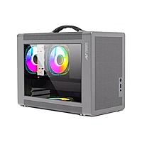 Ant Esports Box C Air Mini Tower Case – M-ATX | Type-C Front I/O | Grey