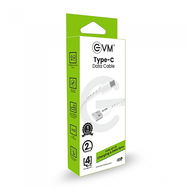 CABLE EVM TYPE-C 2M C2-22 WHITE