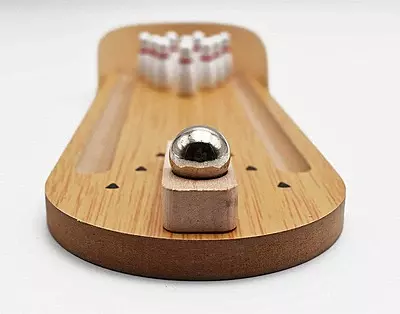 Channapatna Toys Miniature Bowling Ball Game