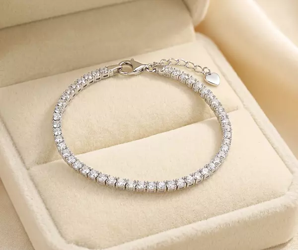 925 Silver Infinite Sparkle Tennis Bracelet