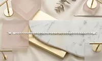 925 Silver Helix Twist Link Bracelet