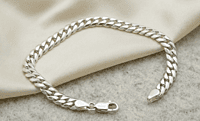 925 Silver Titan Curb Link Bracelet