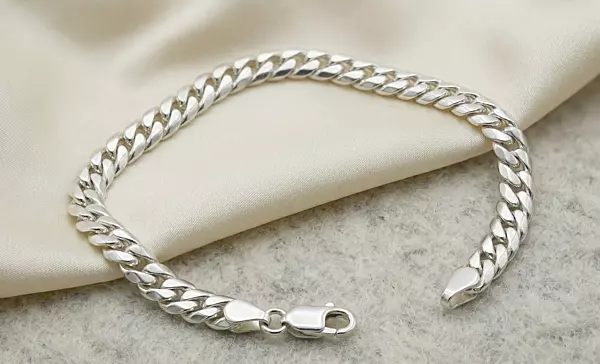 925 Silver Titan Curb Link Bracelet