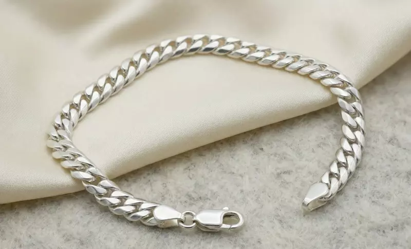 925 Silver Titan Curb Link Bracelet