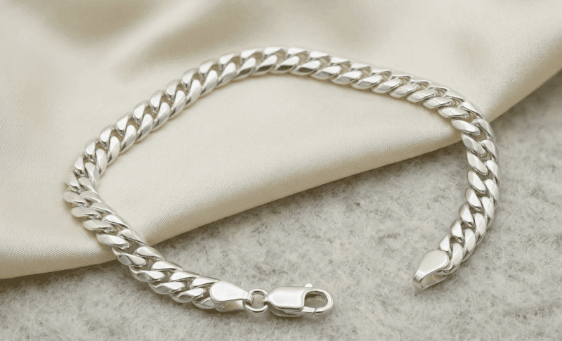 925 Silver Titan Curb Link Bracelet