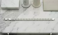 925 Silver Titan Curb Link Bracelet