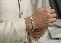 925 Silver Titan Curb Link Bracelet