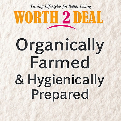 Worth2Deal brand trust image for organic tapioca flour