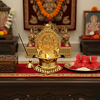 Brass Kamatchi Amman Diya