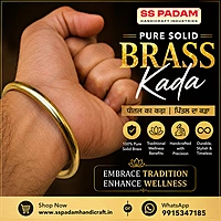 6mm Pure Solid Brass Punjabi Kada