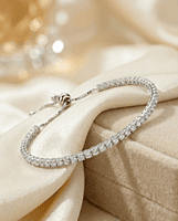 925 Silver Serenity Tennis Ladies Bracelet