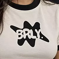 Splash BRLY. Embroidered Crop Top for Women